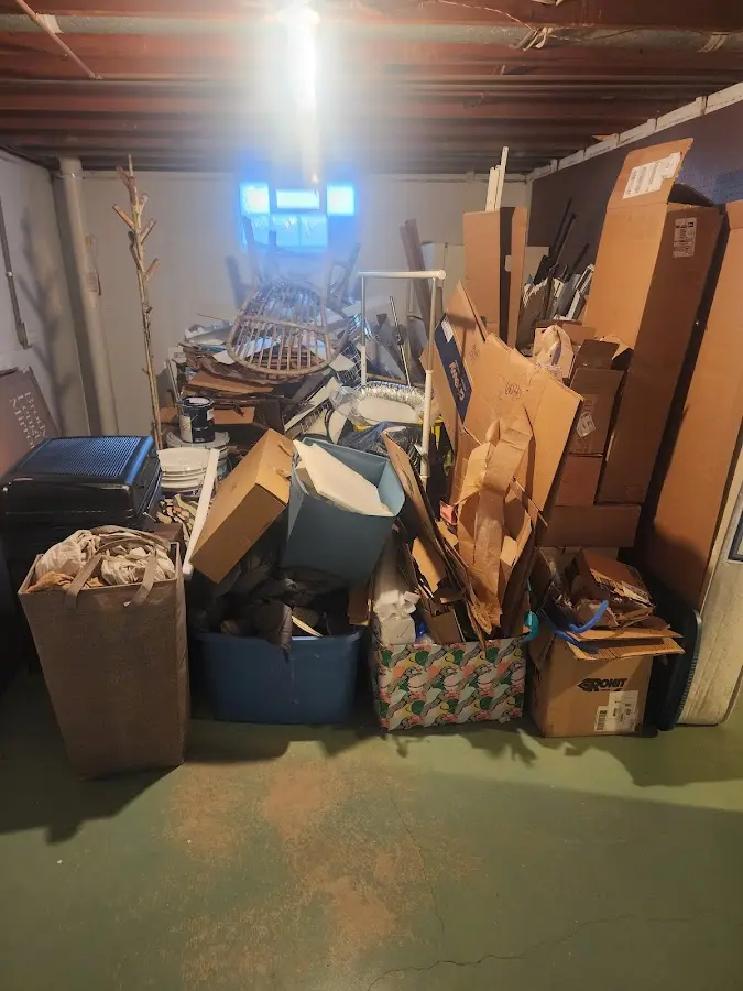 Roll-off dumpster container at job site for Construction Dumpster Rental in Massillon